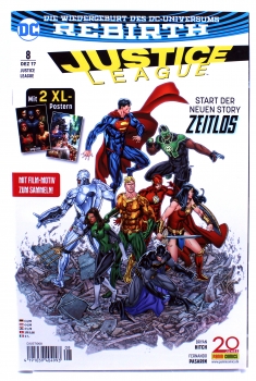 DC Comics Justice League (Rebirth) Comic Nr. 8: Zeitlos mit XL-Poster von Panini